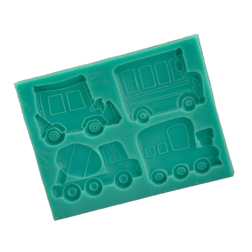 Soap Making Easy - 1 Stück Kreative Fahrzeug-Silikon-Backform für Selbstgemachtes