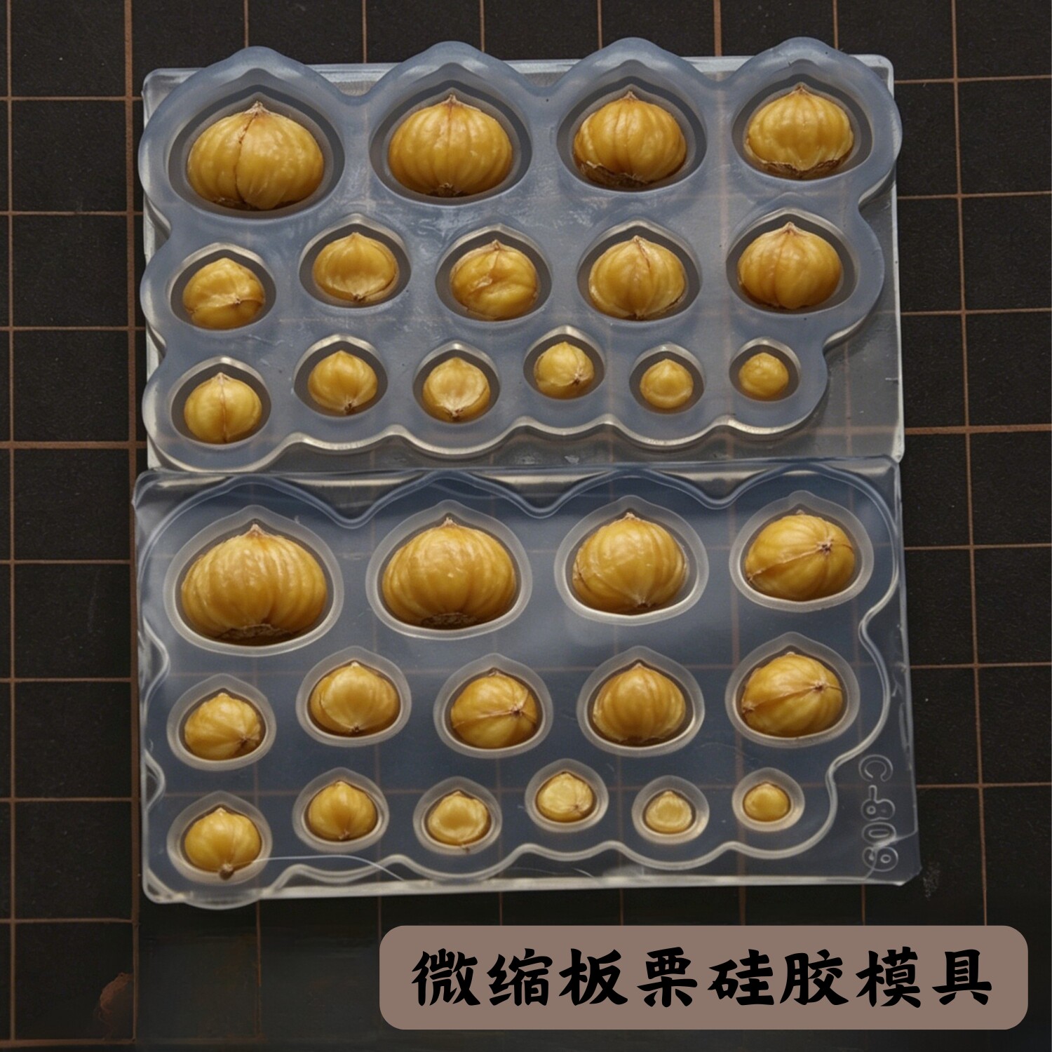 Soap Making Game - Ultraleichte Silikonform für Miniatur-Kastanien aus Ton,