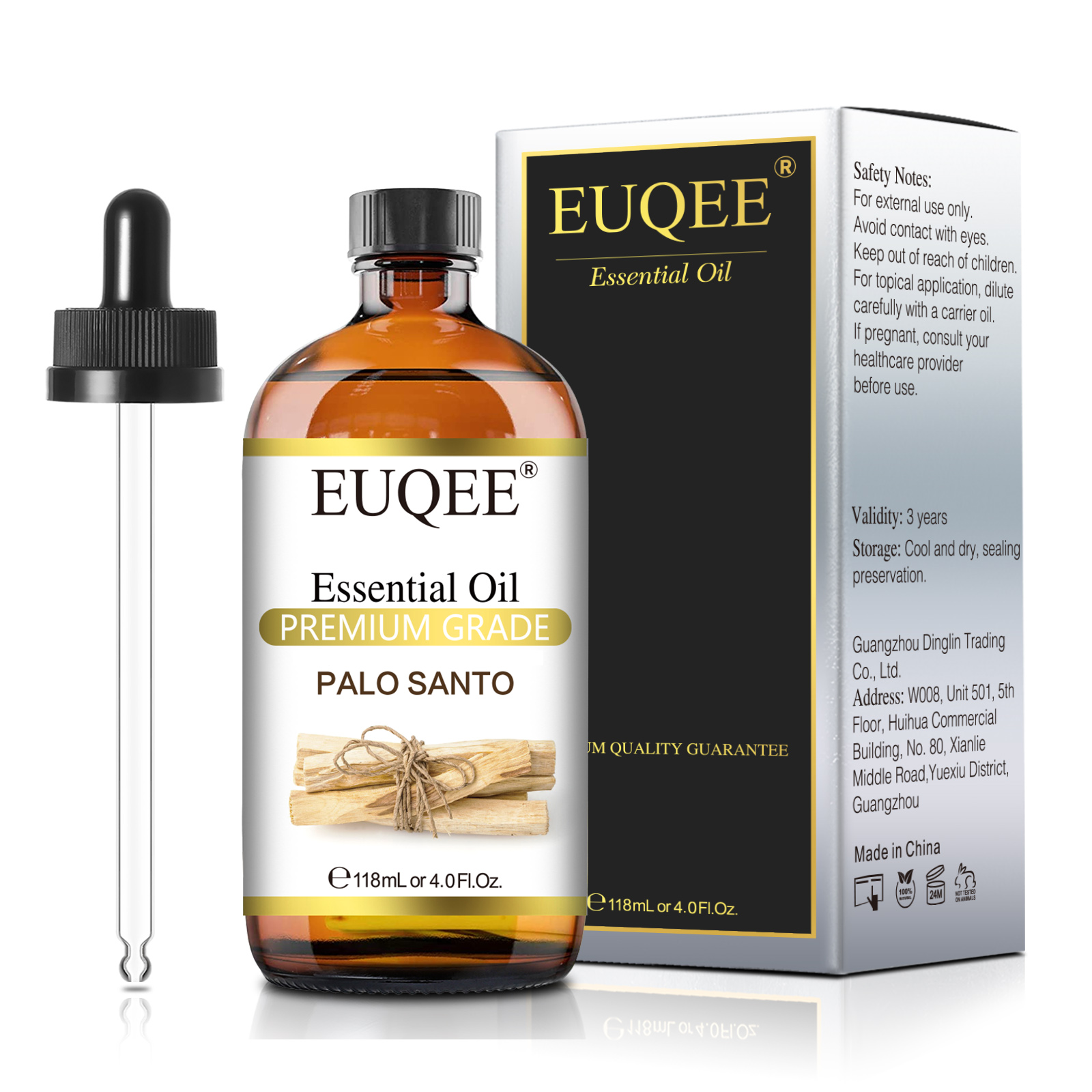 Soap Making Ingredient - EUQEE 118 ml ätherisches Öl Palo