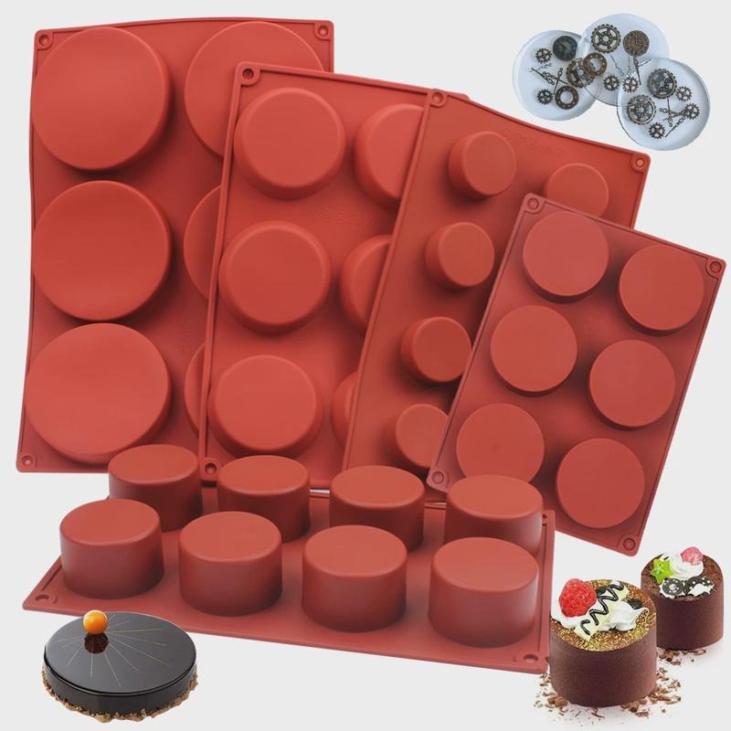 Soap Making Easy - Runde Silikon-Seifenform DIY Handgemachtes Seifenherstellungswerkzeug Silikonform