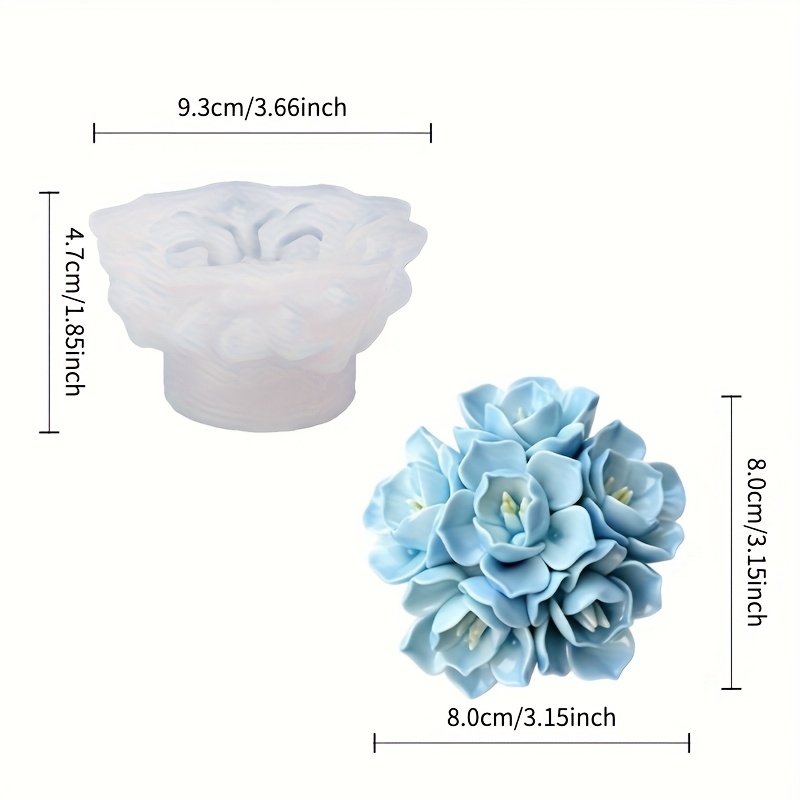 1 Silikonform für Hortensienke – Soap Making Organic Bewertung und Preis