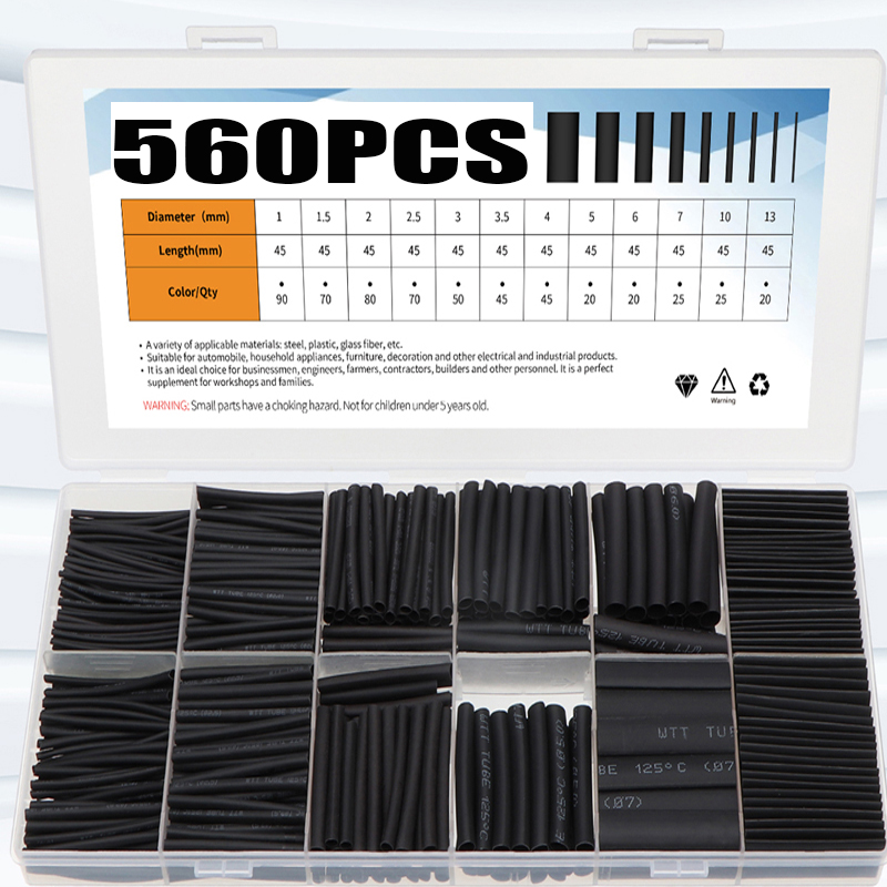 560 Stück Schrumpfschläuche Th – Shrink Wrap Pvc Bewertung und Preis
