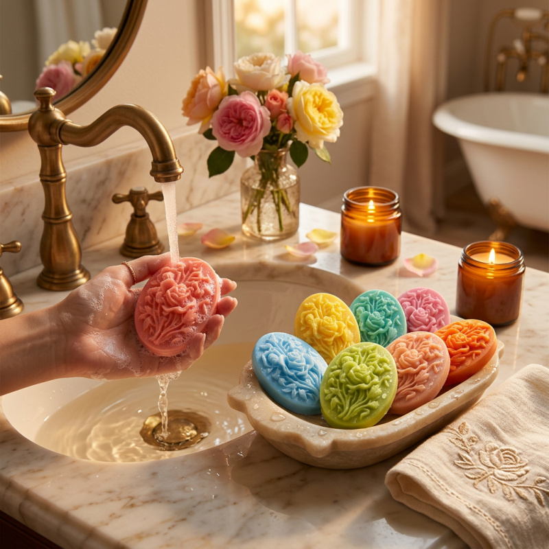 4 Silikonformen in Blumenform, – Soap Making Organic Bewertung und Preis