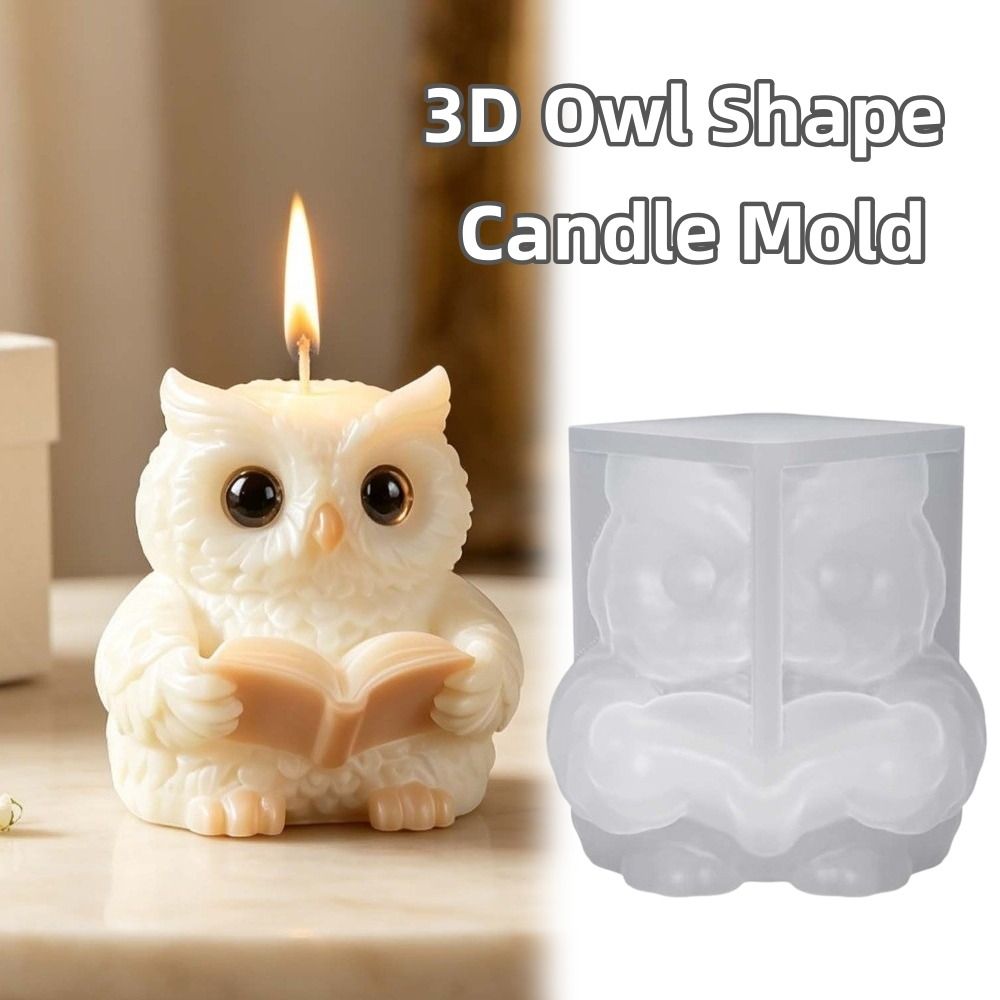 Neue 3D-Design Kerzenform Eule – Soap Making Easy Bewertung und Preis