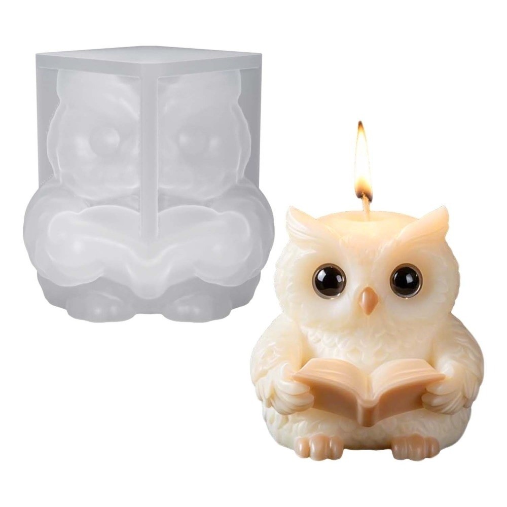 Neue 3D-Design Kerzenform Eule – Soap Making Easy Bewertung und Preis