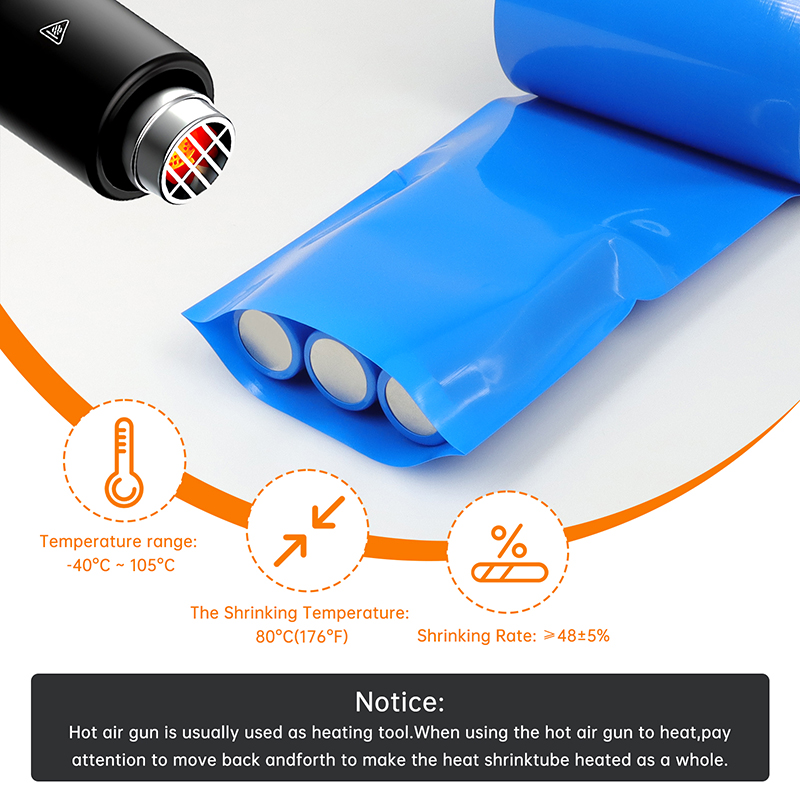 1/5m PVC-Schrumpfschlauch Blau – Shrink Wrap Pvc Bewertung und Preis